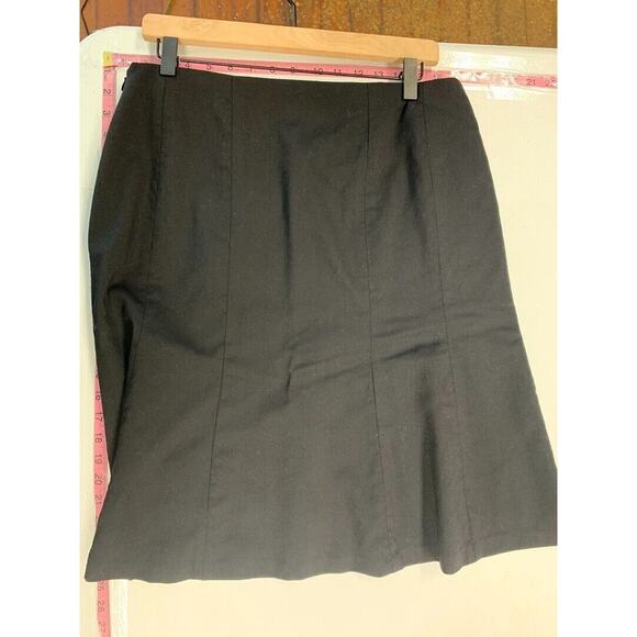 Pendleton Black Wool A-Line Skirt Womens Size 14 Made In USA - Picture 4 of 4